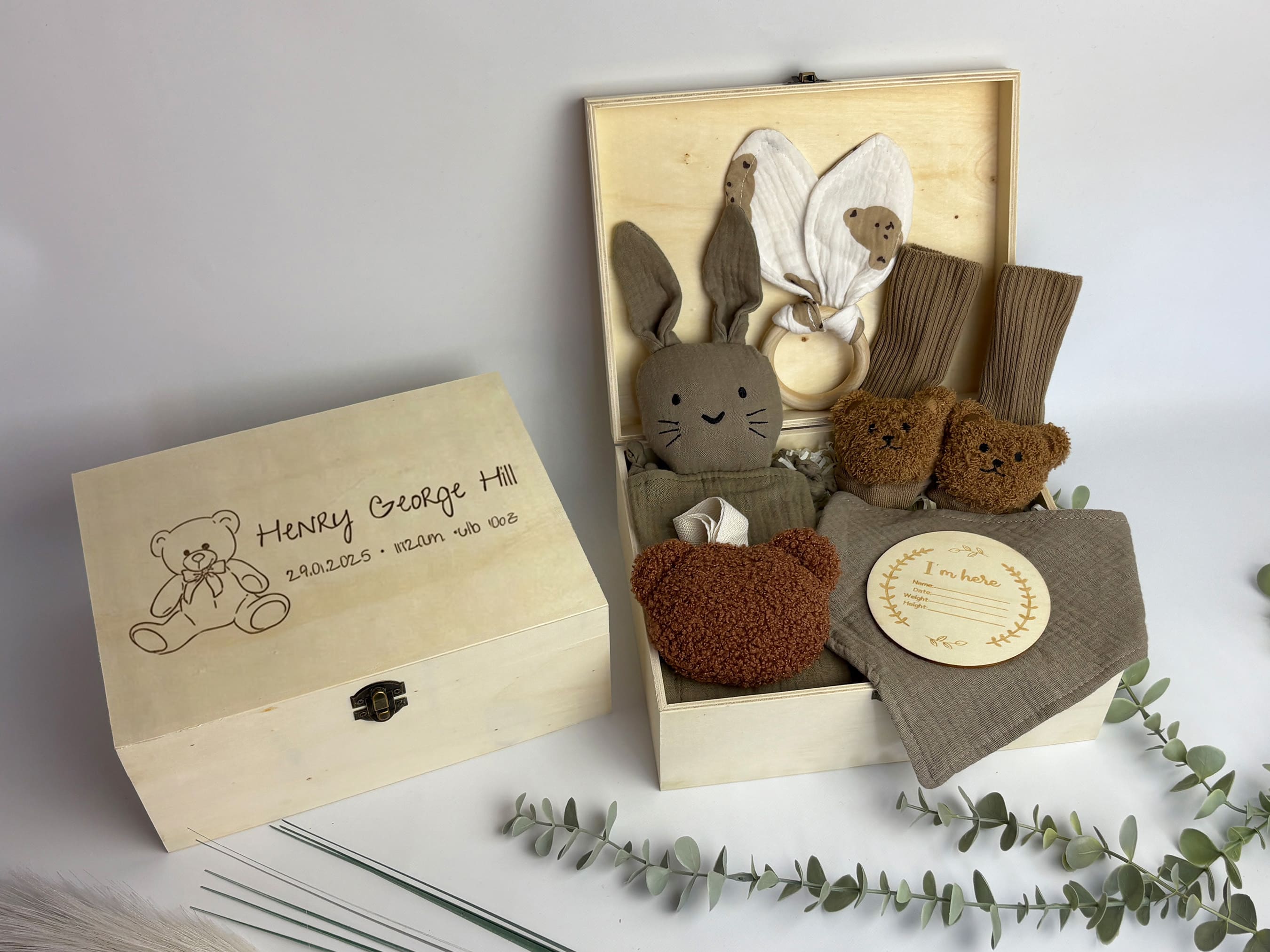 New Arrival Keepsake Box - Mocha