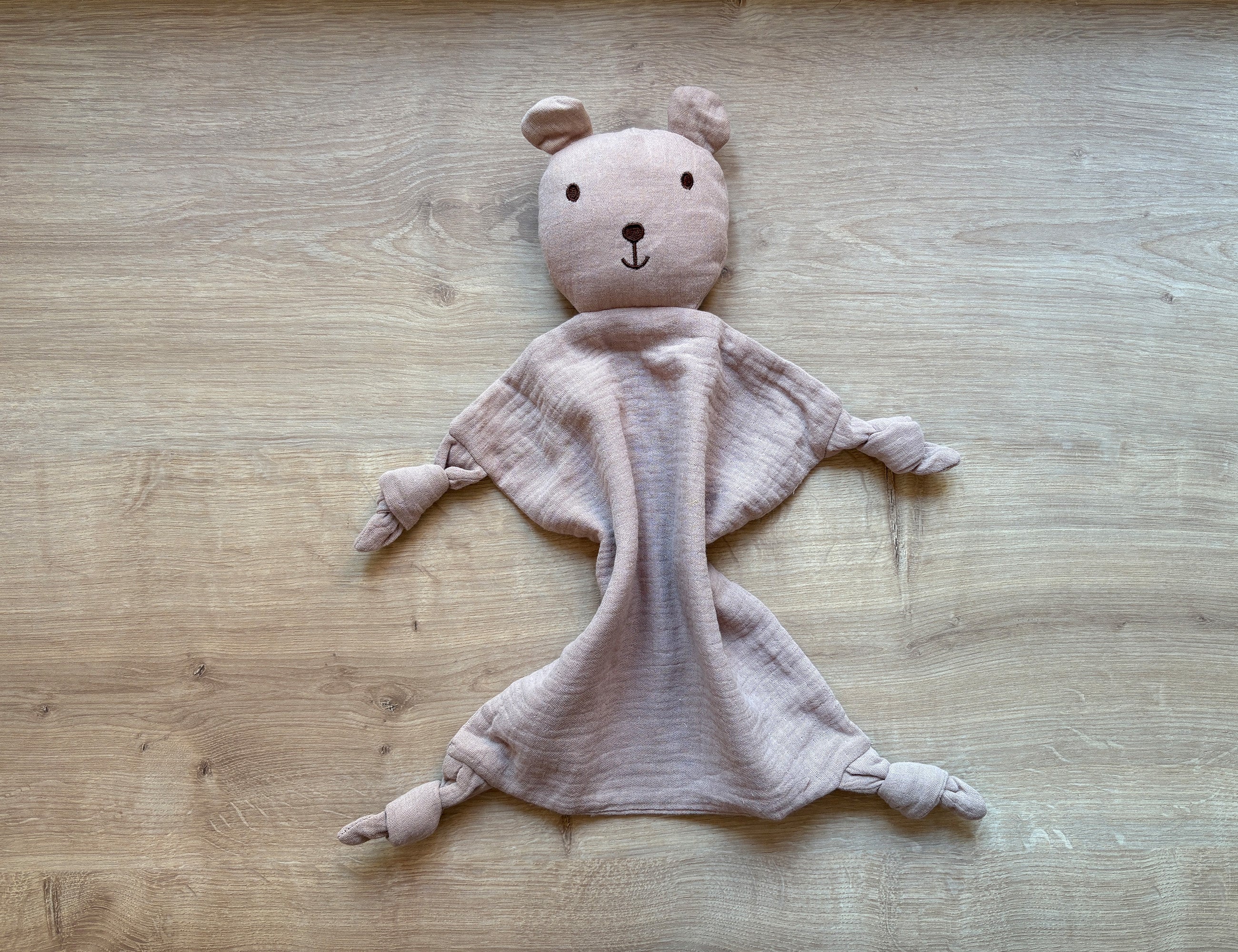 Personalised Baby Comforter - Taupe