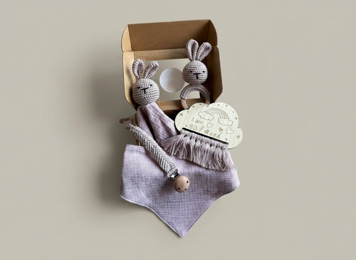 Essentials Baby Gift Set - Light Purple - Two Little Pockets