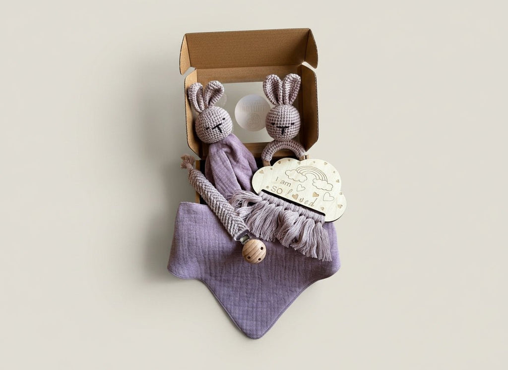 Essentials Baby Gift Set - Purple - Two Little Pockets