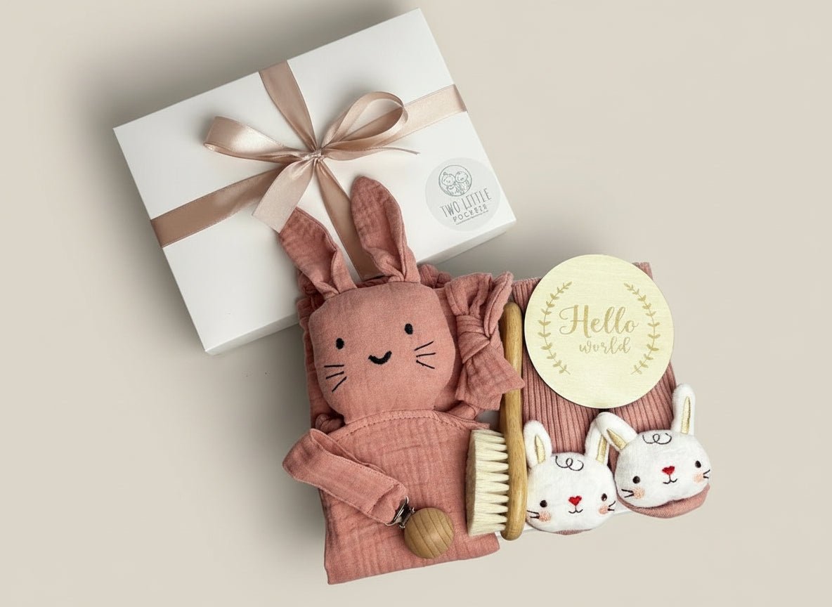 New Arrival Baby Gift Set - Blush Pink - Two Little Pockets
