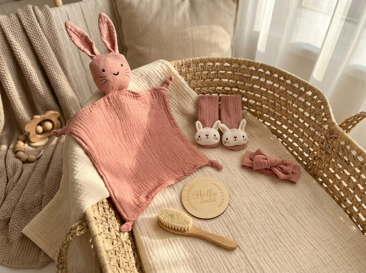 New Arrival Baby Gift Set - Blush Pink - Two Little Pockets