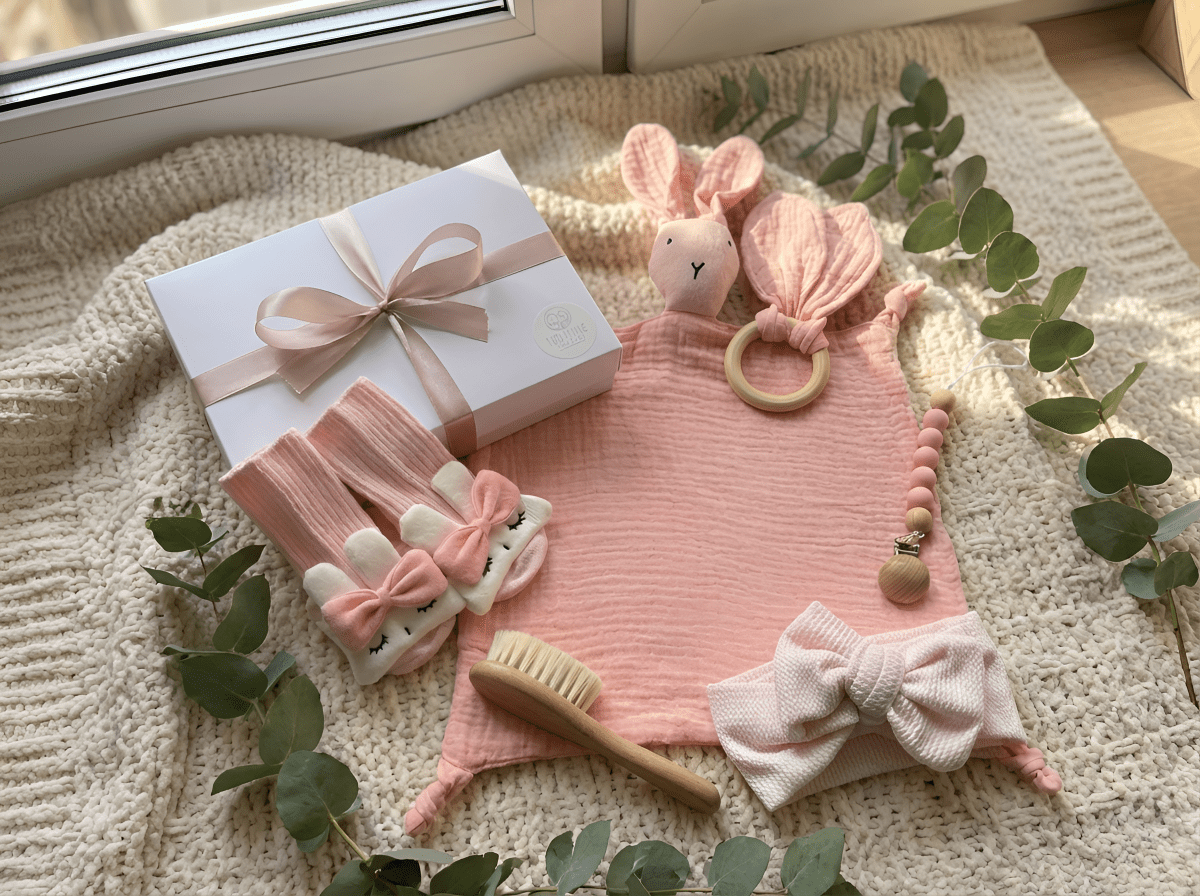 New Arrival Baby Gift Set - Pink - Two Little Pockets