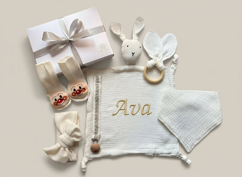 New Arrival Baby Gift Set - White - Two Little Pockets