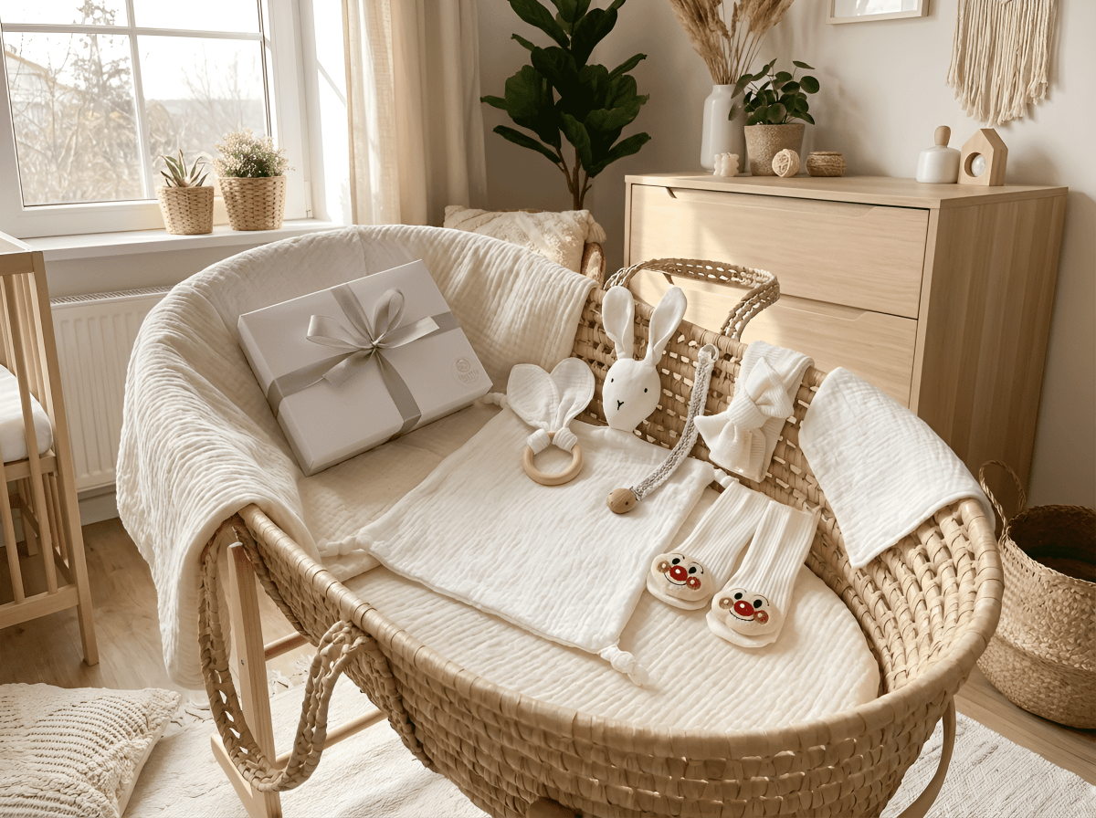 New Arrival Baby Gift Set - White - Two Little Pockets