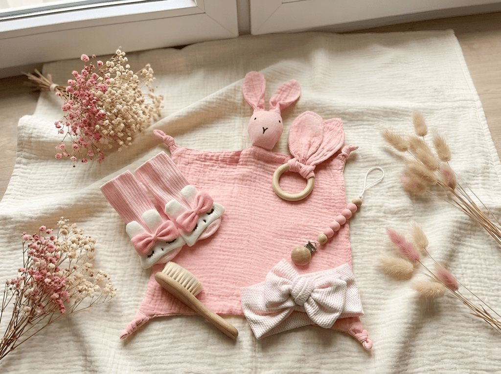 New Arrival Keepsake Box - Pink - Two Little Pockets
