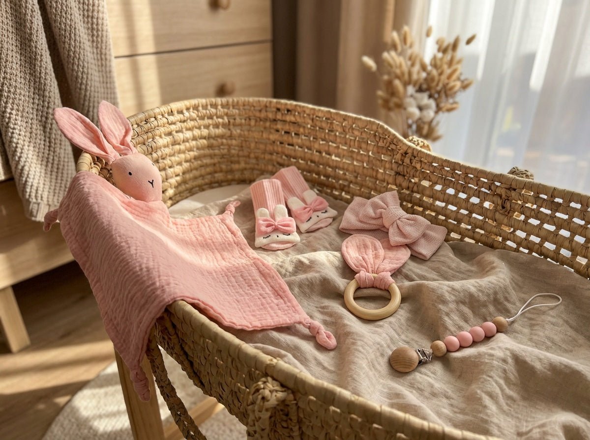 New Arrival Keepsake Box - Pink - Two Little Pockets