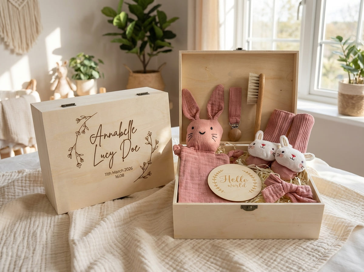 New Arrival Keepsake Box - Blush