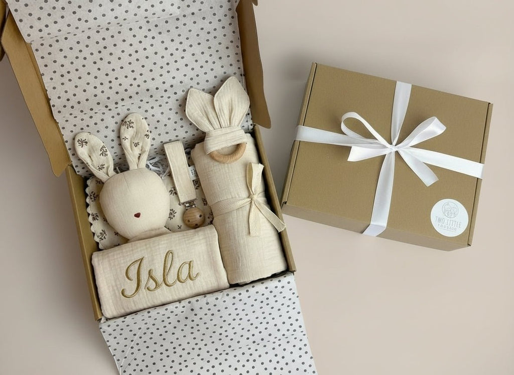 Snuggle Baby Gift Set - Cream - Two Little Pockets