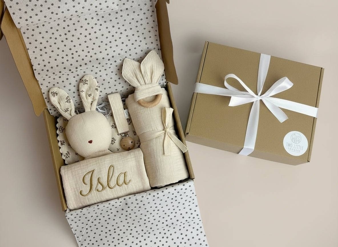 Snuggle Baby Gift Set - Cream - Two Little Pockets